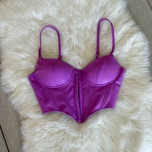Purple Bustier Top XS
